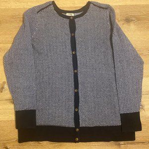 L.L.Bean Women's Button Up Sweater Size L Reg